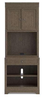 Janismore - Bookcase - Weathered Gray - R&R Furniture Gallery (Fountain Valley, CA)