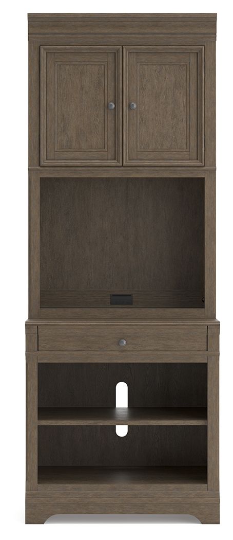 Janismore - Bookcase - Weathered Gray - R&R Furniture Gallery (Fountain Valley, CA)