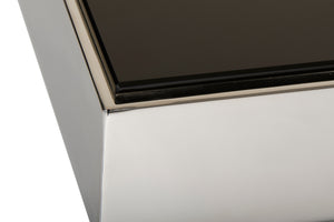 Courtland Modern Stainless Steel Dining Table