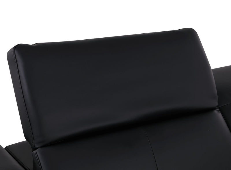 1208 - 8 Piece Modular Leather Sectional With 2 Power Recliners & Power Headrests