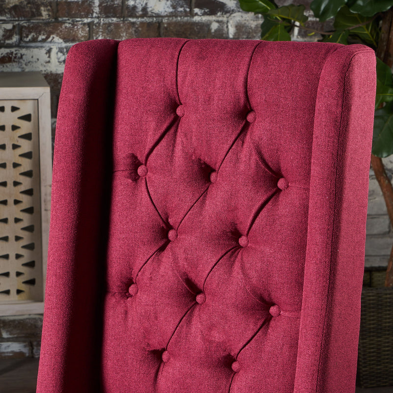Sophisticated Tufted Dining Chair With High Back Design - R&R Furniture Gallery (Fountain Valley, CA)
