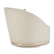 La Rachelle - Swivel Chair - Gold Rush / Champagne - R&R Furniture Gallery (Fountain Valley, CA)