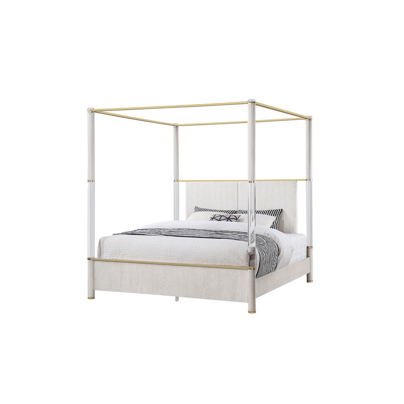 Malco - 4 Post Bed With Upholstered Headboard - R&R Furniture Gallery (Fountain Valley, CA)