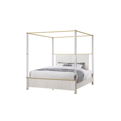 Malco - 4 Post Bed With Upholstered Headboard - R&R Furniture Gallery (Fountain Valley, CA)