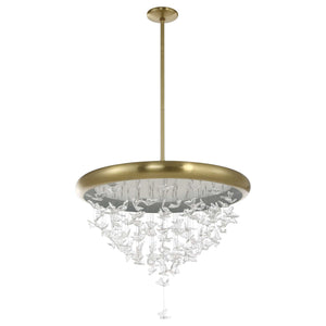 Butterfly Effect - Pendant - Bright Brass