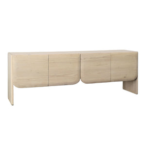 Alaia - Sideboard With Media Holes - Bleached Natural