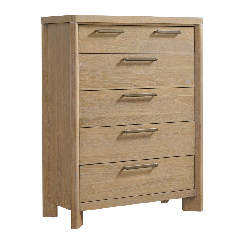 6 Drawer Chest - Tan - R&R Furniture Gallery (Fountain Valley, CA)