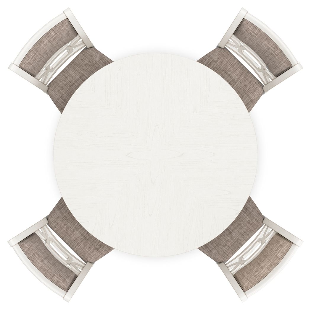 Erinberg - Dining Room Table Set (Set of 5) - Antique White - R&R Furniture Gallery (Fountain Valley, CA)