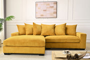 Luxe - Oversized 2 Piece Sectional Couches For Living Room, L Shaped Sofa With Chaise - R&R Furniture Gallery (Fountain Valley, CA)