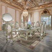 Sorina - Dining Table - Antique Gold - R&R Furniture Gallery (Fountain Valley, CA)