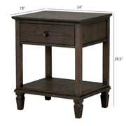 Victoria - Bedside Table With Drawer And Shelf - R&R Furniture Gallery (Fountain Valley, CA)