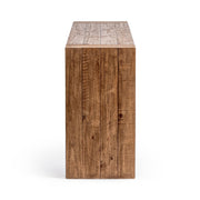 Classic Home Clayton coffee table with wooden surface and modern design, ideal for living room decor.