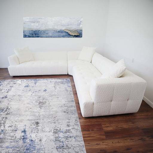 Kaynes - Elegant Upholstery Corner Sofa - R&R Furniture Gallery (Fountain Valley, CA)