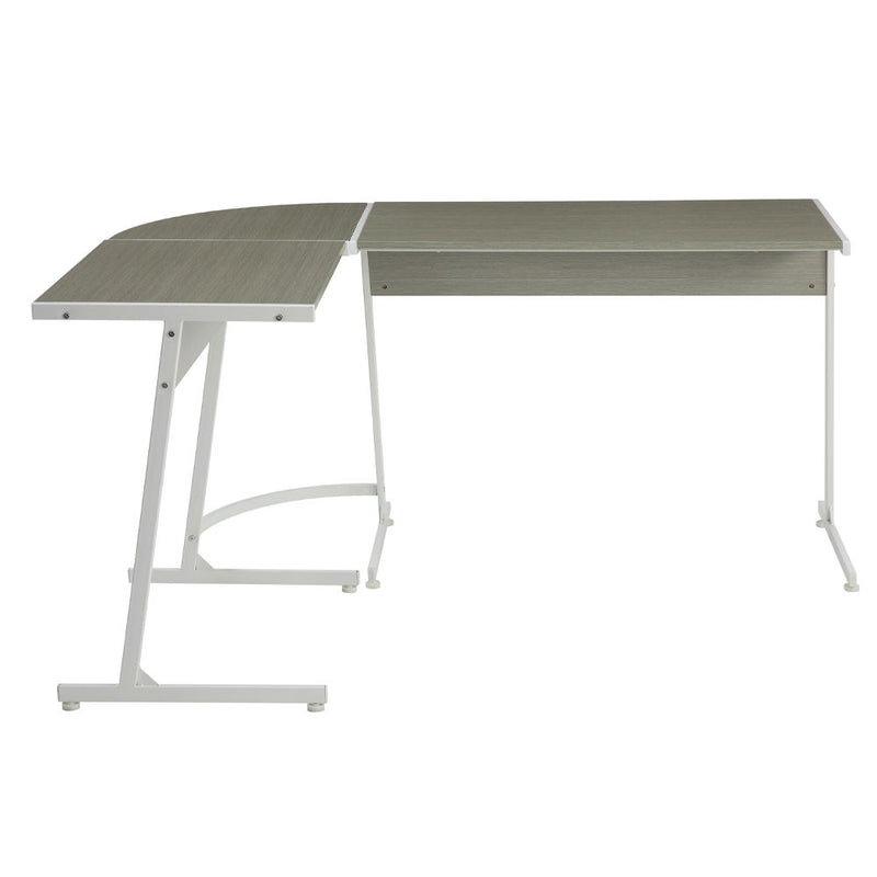 Carver - Computer Desk - Gray & White - R&R Furniture Gallery (Fountain Valley, CA)