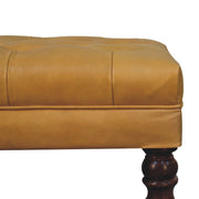 Buffalo - Ottoman With Castor Legs - R&R Furniture Gallery (Fountain Valley, CA)