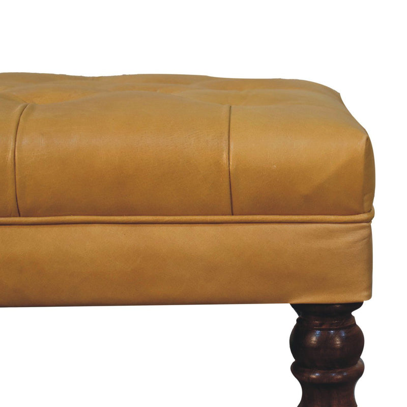 Buffalo - Ottoman With Castor Legs - R&R Furniture Gallery (Fountain Valley, CA)