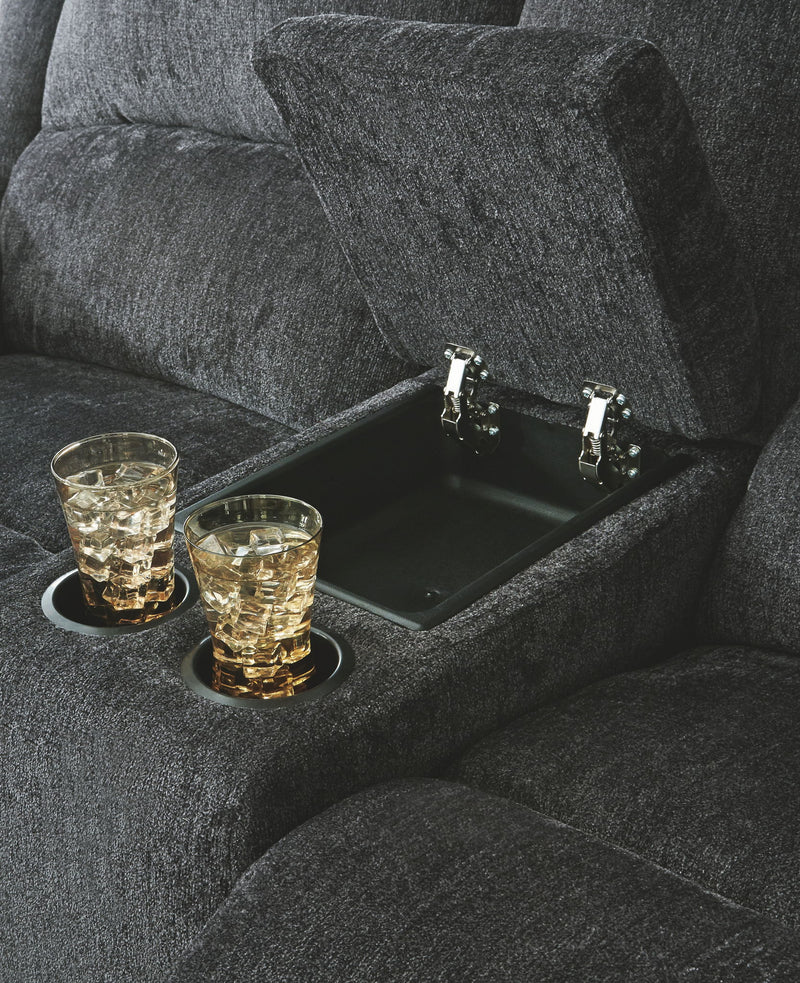 Draycoll - Reclining Loveseat - R&R Furniture Gallery (Fountain Valley, CA)