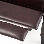 Noble House Memphis burgundy recliner club chair with plush cushioning and classic design, perfect for living room seating.