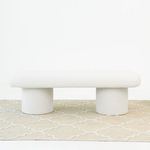Randolph - Bench - Ivory - R&R Furniture Gallery (Fountain Valley, CA)