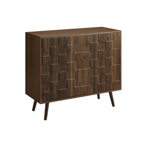 Accent Chest, Storage Cabinet With Adjustable Shelf - Walnut - R&R Furniture Gallery (Fountain Valley, CA)
