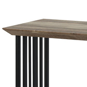 Zudora - Sofa Table - Antique Oak & Black - R&R Furniture Gallery (Fountain Valley, CA)