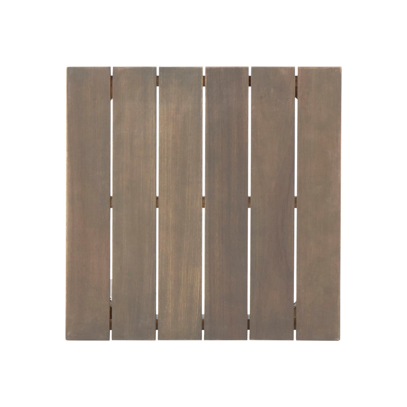 Halcyon - Outdoor Side Table With Slat Design - R&R Furniture Gallery (Fountain Valley, CA)
