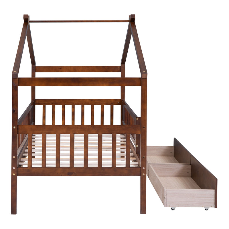 House Bed With 2 Drawers - R&R Furniture Gallery (Fountain Valley, CA)