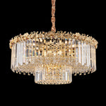 Marquise - 21-Light Round Chandelier - Gold