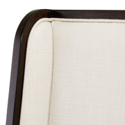 Belmont Place - Desk Chair - White / Dark Brown - R&R Furniture Gallery (Fountain Valley, CA)