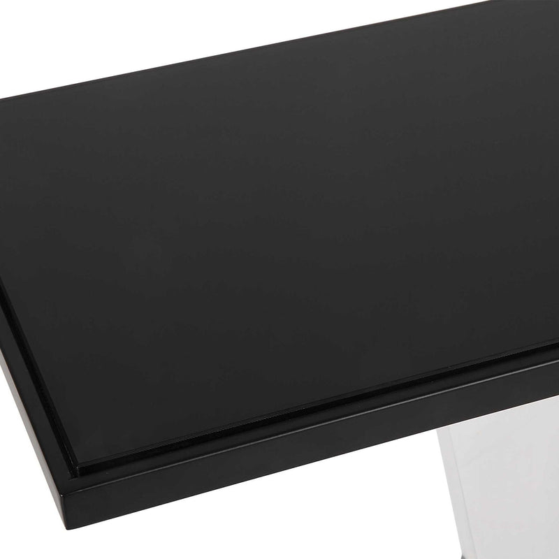 Angle - Contemporary Accent Table - Black