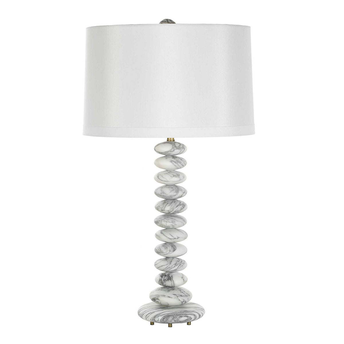 Washed Stones - Table Lamp - White