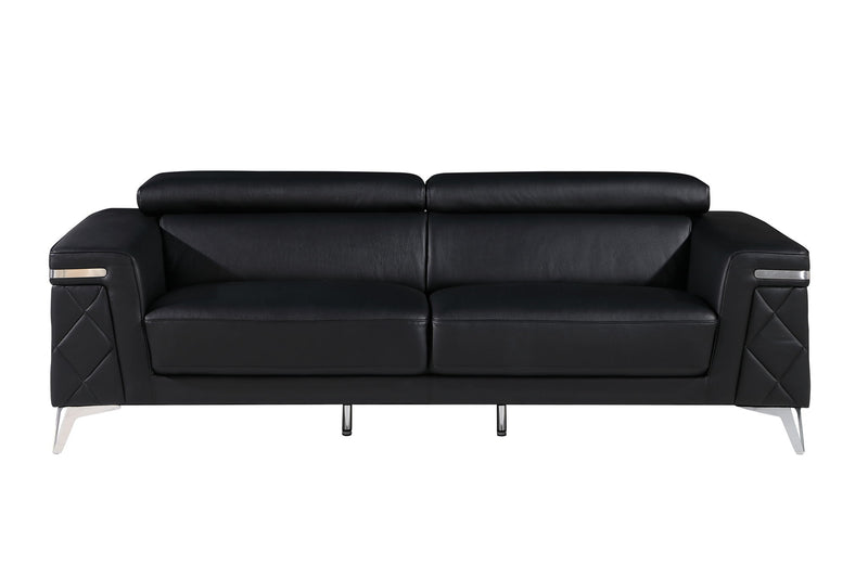 1140 - Top Grain Italian Leather Sofa - R&R Furniture Gallery (Fountain Valley, CA)