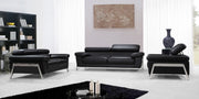 Encore Modern Black Leather Chair — view 2