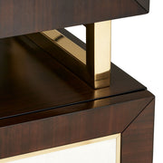 Belmont Place - China Cabinet - Espresso - R&R Furniture Gallery (Fountain Valley, CA)