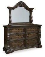 Maylee - Dresser And Mirror - Dark Brown - R&R Furniture Gallery (Fountain Valley, CA)