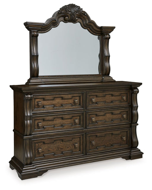 Maylee - Dresser And Mirror - Dark Brown - R&R Furniture Gallery (Fountain Valley, CA)