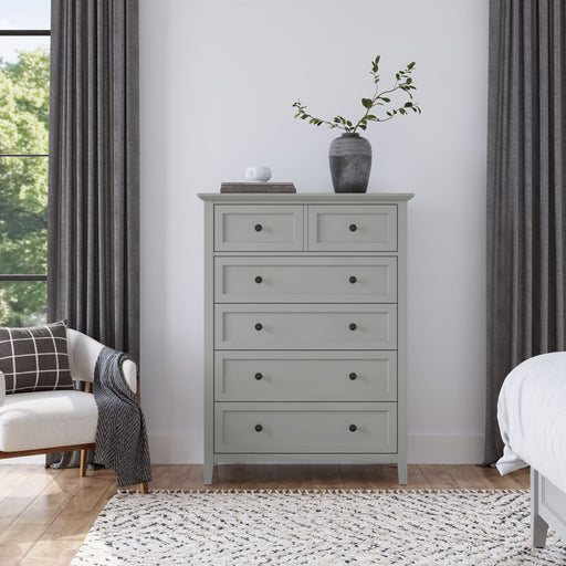 Grace Five Drawer Chest in Elephant Gray (2024) - R&R Furniture Gallery (Fountain Valley, CA)
