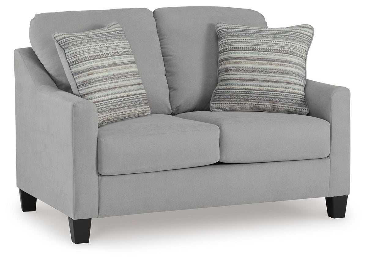 Adlai - Loveseat - Shadow - R&R Furniture Gallery (Fountain Valley, CA)