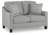 Adlai - Loveseat - Shadow - R&R Furniture Gallery (Fountain Valley, CA)