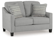 Adlai - Loveseat - Shadow - R&R Furniture Gallery (Fountain Valley, CA)