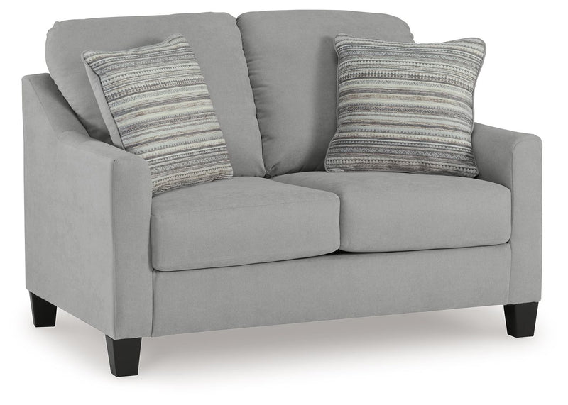 Adlai - Loveseat - Shadow - R&R Furniture Gallery (Fountain Valley, CA)