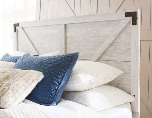 Shawburn - Crossbuck Panel Headboard - R&R Furniture Gallery (Fountain Valley, CA)