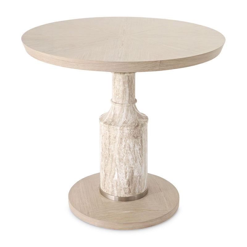 Lotus Bay - 40" Round Gathering Table - Sand - R&R Furniture Gallery (Fountain Valley, CA)