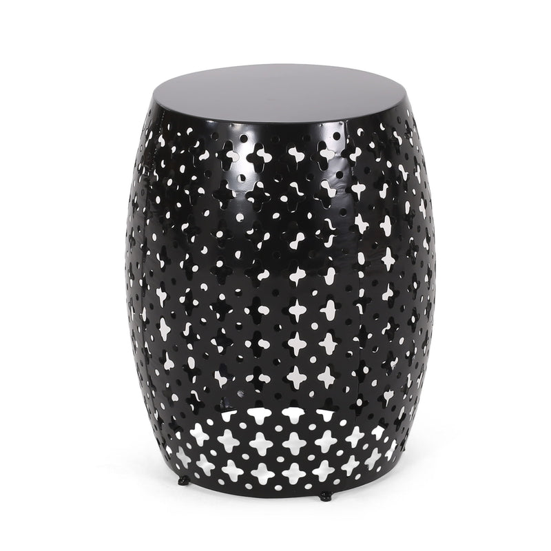 Modern Design, Metal End Table, Large - R&R Furniture Gallery (Fountain Valley, CA)