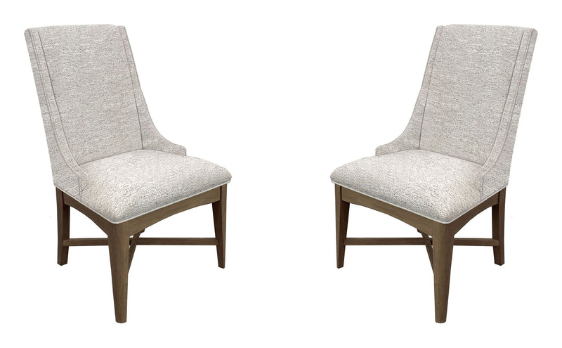 Americana Modern Dining - Host Dining Chair (Set of 2) - Cotton White - R&R Furniture Gallery (Fountain Valley, CA)