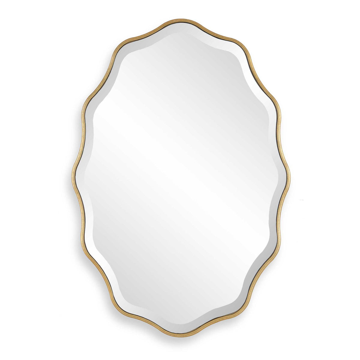 Engineered Wood Mirror - Gold Leaf