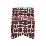 Pippa - Geometric Jacquard Weave Stool - R&R Furniture Gallery (Fountain Valley, CA)