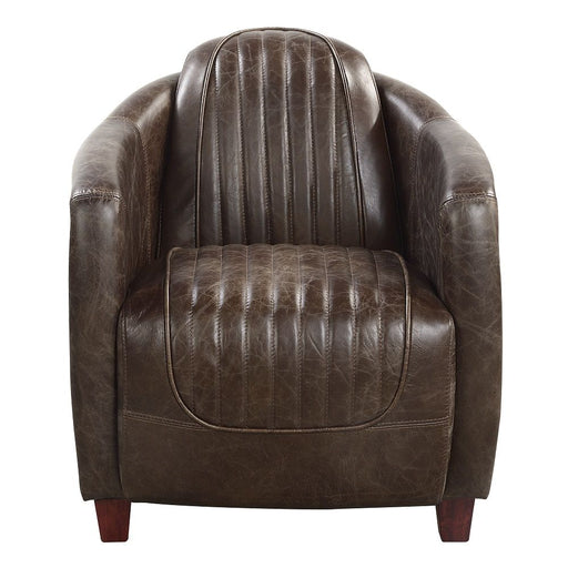 Brancaster - Chair - Antique Slate Top Grain Leather - R&R Furniture Gallery (Fountain Valley, CA)