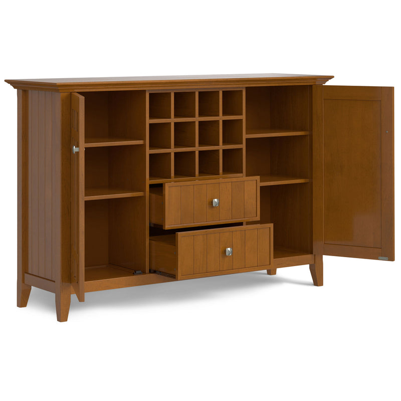 Bedford - Sideboard Buffet And Wine Rack - R&R Furniture Gallery (Fountain Valley, CA)