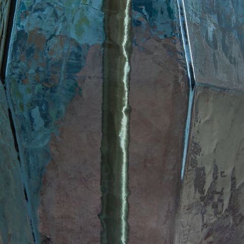 Tallow - Glass Table Lamp - Blue - R&R Furniture Gallery (Fountain Valley, CA)